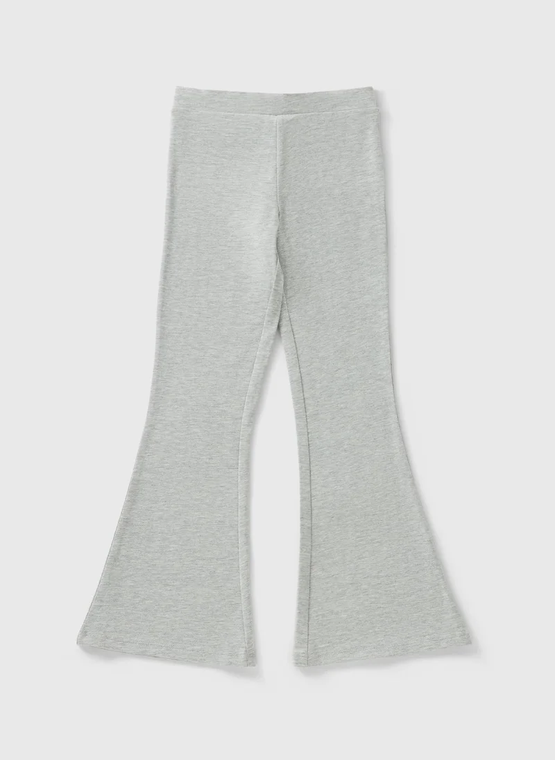Matalan Girls Grey Flared Leggings