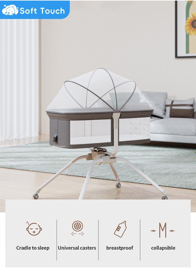 Baby Cot Baby Swing Bed Toddler Bassinet Foldable Baby Cradle for 0-18 Months - pzsku/Z92750A9A2383335DE4EBZ/45/_/1728114562/2ad414a5-f858-4157-ae69-83c1e8b83962