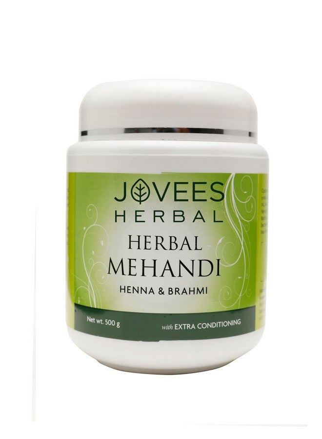 Jovees Herbal Mehandi/Henna Powder | With Amla, Shikakai & Brahmi Powder | For Extra Conditioning | Control Hair Fall & Repairs Damaged Hair 500G - Image 1