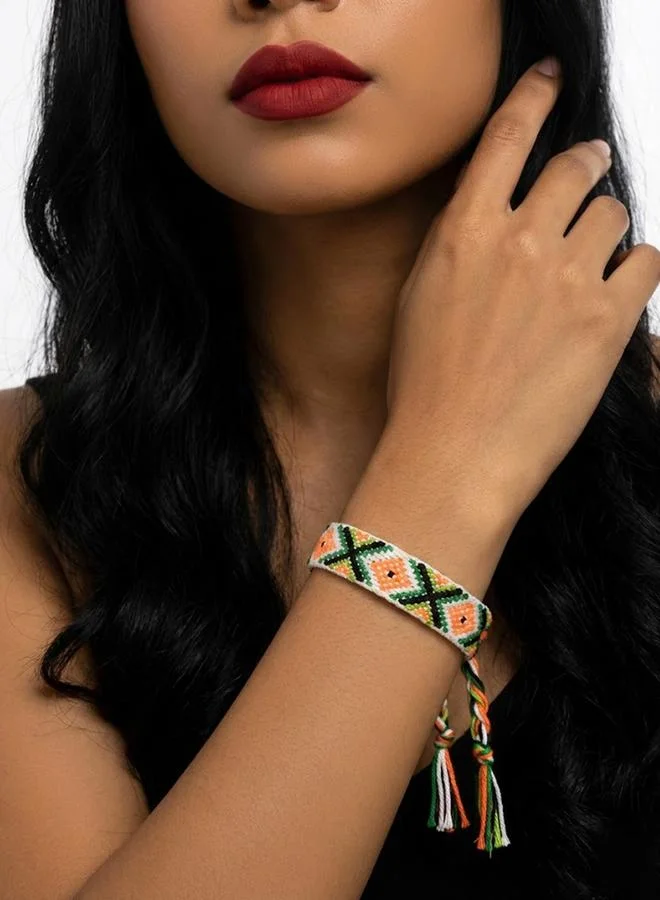 Take Two Multi-Color Woven Friendship Bracelet