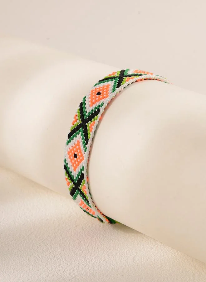 Take Two Multi-Color Woven Friendship Bracelet