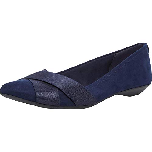 Anne Klein Oalise Flat,Navy, 9.5 M US - Image 1