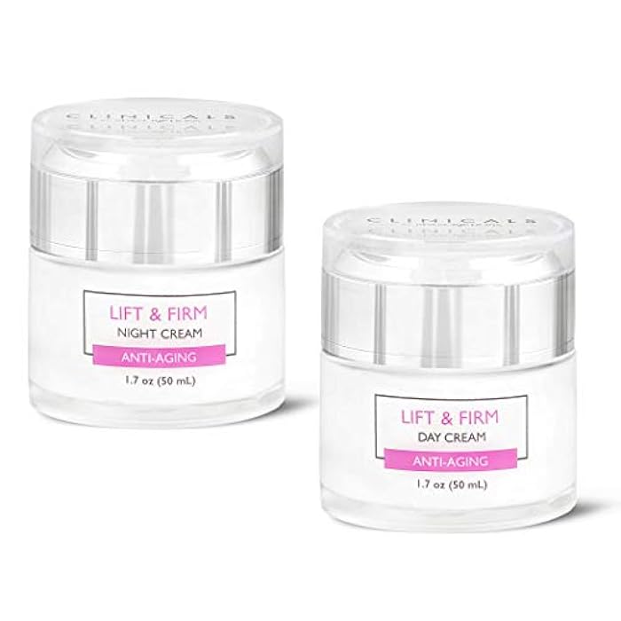 SpaScriptions Clinicals- Lift & Firm Day & Night Cream Set with Collagen - 2 Pack (1.7oz) - Image 3