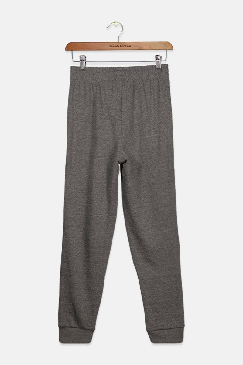 PUMA Kids Boy Brand Logo Jogger Pants, Grey  - Image 2