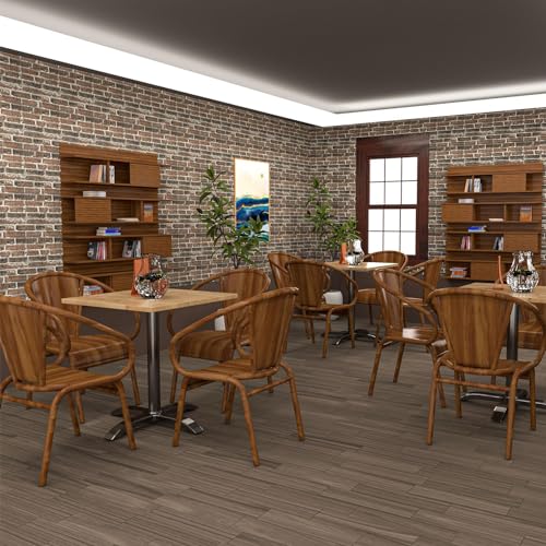 Greymond 3D Wall Panels Peel and Stick in Red White Stone, 10 PCS XPE Foam Stone 3D Wallpaper, Faux Brick Wall Panels for Bedroom, Stairs, Kitchen - Image 3