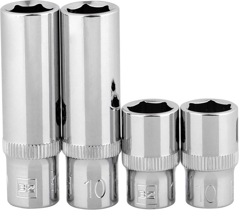 10mm Socket Four Pack (1/4" Drive, Multi-Type)