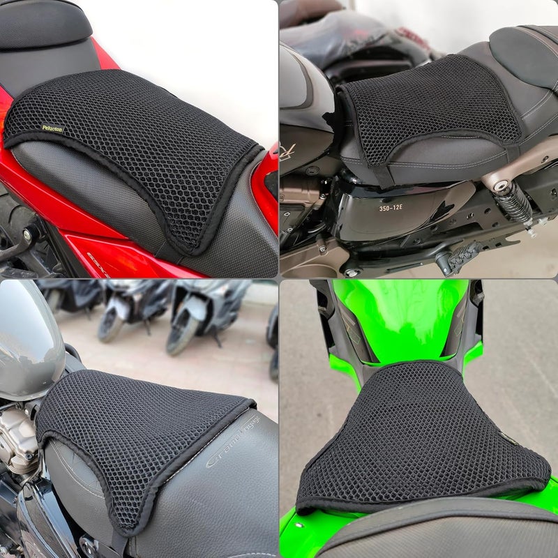 Pelucton Double-layer Motorcycle Cool Seat Cover - Image 4