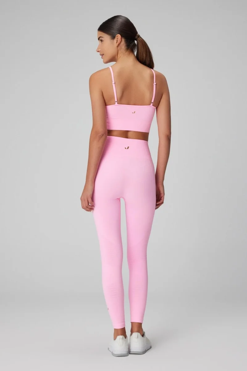 جيرف Gela High Waist, Flexible and Comfortable Sports Tights Neon Pink