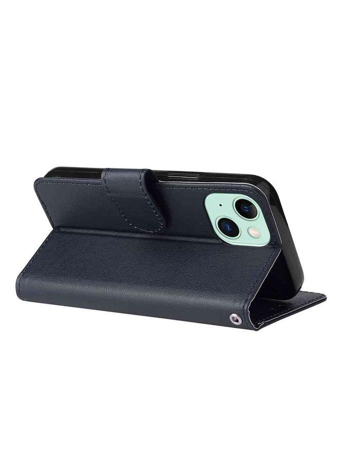 اس-توب جراب هاتف iPhone 15 Plus متعدد الوظائف من الجلد مع ثلاث فتحات للبطاقات - Image 4