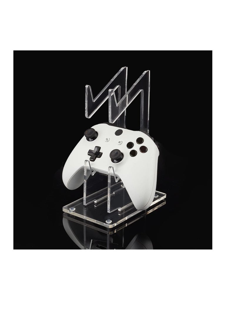 Double-Layered Transparent Acrylic Universal Controller Stand, Detachable Gamepad Dual Controller Holder, Perfect Display and Organization