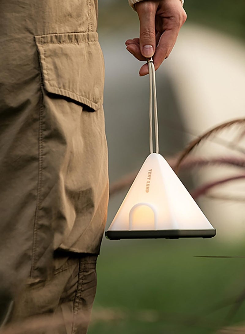 KASTWAVE Portable Tent Night Light,Bedroom Creative Night Lights, Wild Camping Premium Ambient Lights, USB Rechargeable LED Desk Lamp with 6 Modes Adjustable, Bedroom Bedside Lamp with Timing Function - Green - Image 4