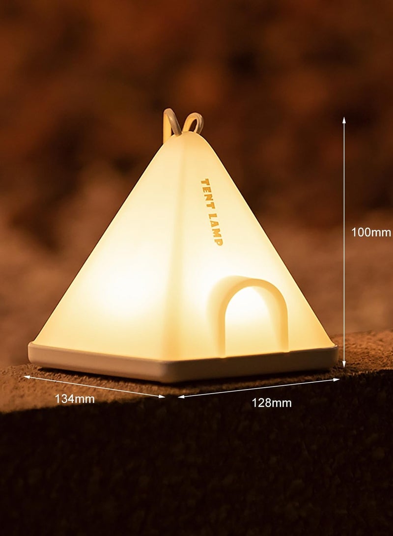 KASTWAVE Portable Tent Night Light,Bedroom Creative Night Lights, Wild Camping Premium Ambient Lights, USB Rechargeable LED Desk Lamp with 6 Modes Adjustable, Bedroom Bedside Lamp with Timing Function - Green - Image 2