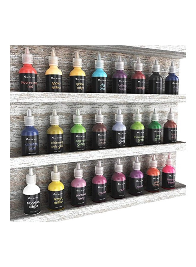 كاسل آرت سابلايز مجموعة ألوان فايبر ثلاثية الأبعاد من 24 قطعة - Image 4