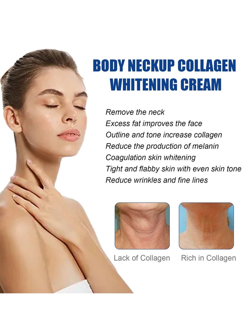 EELHOE 2-PACKS Collagen Neck Skin Care Cream, Moisturizing Neck Skin Care Cream 20g*2 - Image 3