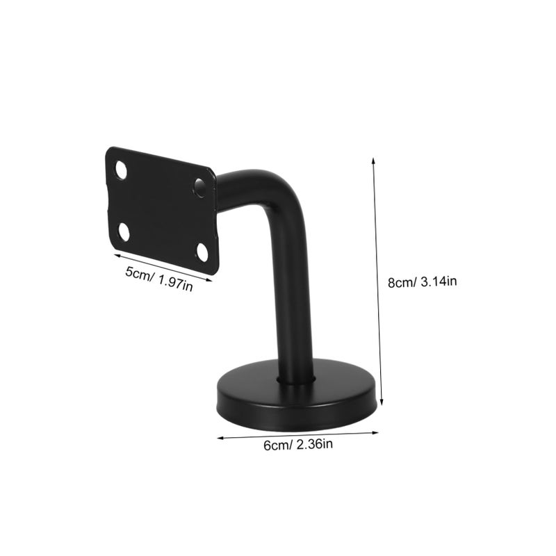 Modern Staircase Handrail Brackets 8X6CM Set Of 6 Banister Brackets For Stairway Railing - Image 3