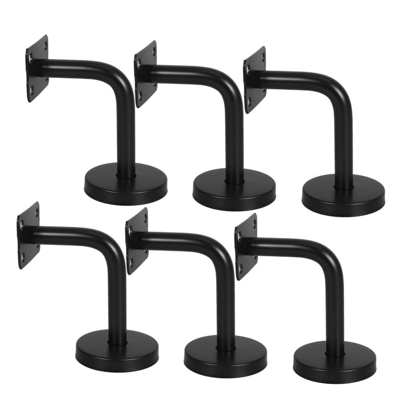 Modern Staircase Handrail Brackets 8X6CM Set Of 6 Banister Brackets For Stairway Railing - Image 2