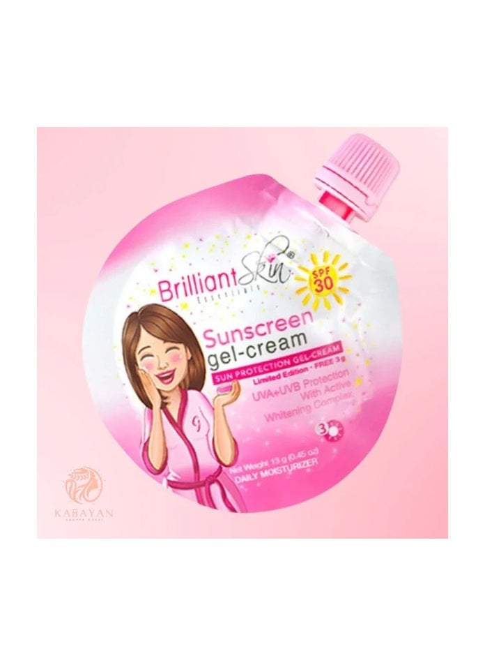 Brilliant Skin Essentials Sunscreen Gel-Cream SPF 30 13g Circle Sachet with Spout - pzsku/Z927649DD4559BF234939Z/45/_/1737794951/69653c89-4869-4f70-aca9-fc38f4ba51ff