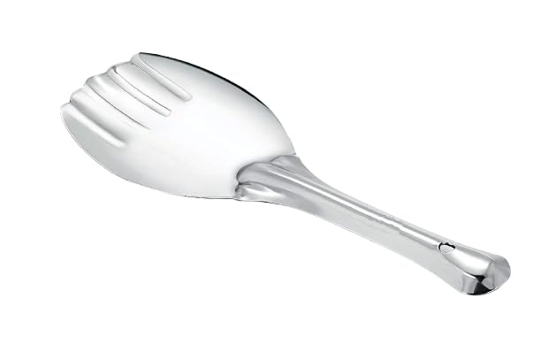 Stainless Steel Heavy Gauge Rice Serving Spoon | Durable, Hygienic, and Versatile Kitchen Utensil | Server for Cooking All Types of Rice/Idli/Kheer/Pudding/Subzi/Biryani (2)