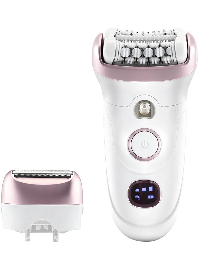 general 2 in 1 Women's Shaver - Electric Hair Removal Device with LED Display, IPX4 Waterproof, Fast Charging for Face/Legs/Arms - Image 1