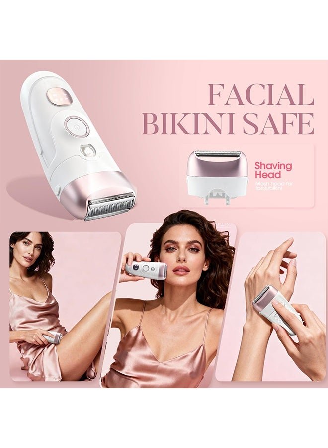 general 2 in 1 Women's Shaver - Electric Hair Removal Device with LED Display, IPX4 Waterproof, Fast Charging for Face/Legs/Arms - Image 4