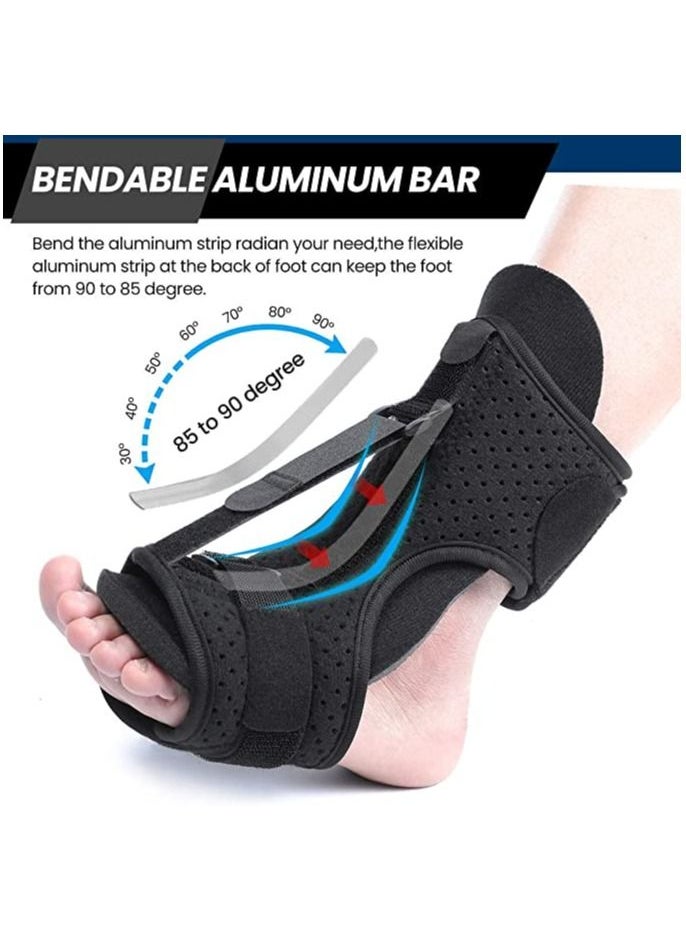 BBstore - Night Splint Foot Drop Orthotic Brace With Adjustable Elastic - Image 1