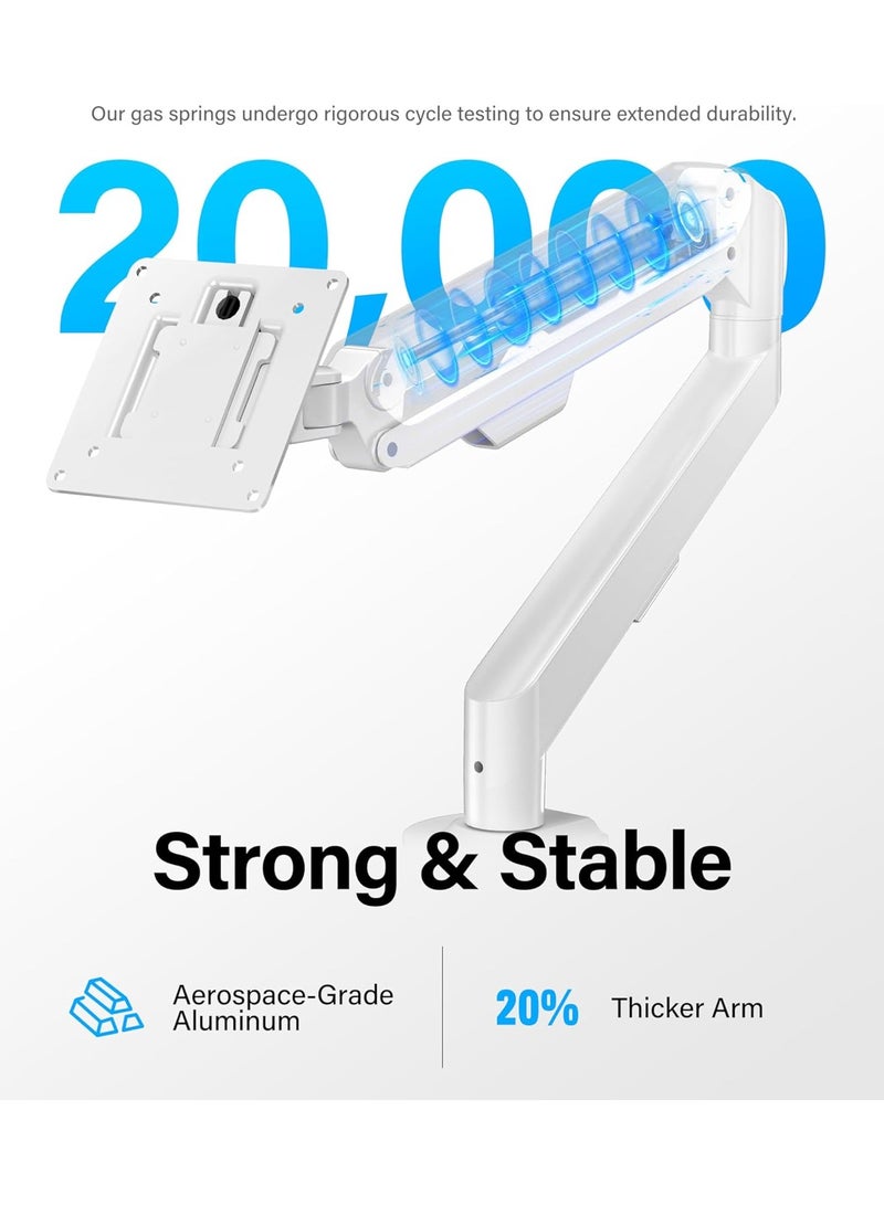 17-32 inch Monitor Stand Pneumatic Mechanical Arm Hover Lift Bracket Computer Screen Rotating Base Stand - Image 3