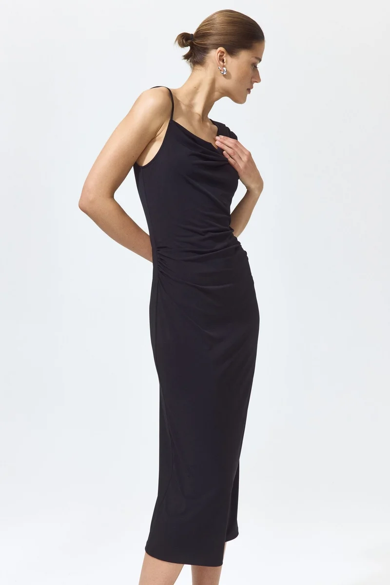 H&M Asymmetric jersey dress