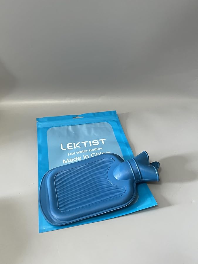 زجاجة ماء ساخن كبيرة من المطاط الطبيعي بسعة 2 لتر خالية من مادة BPA وحقيبة ماء ساخن متينة - Image 5