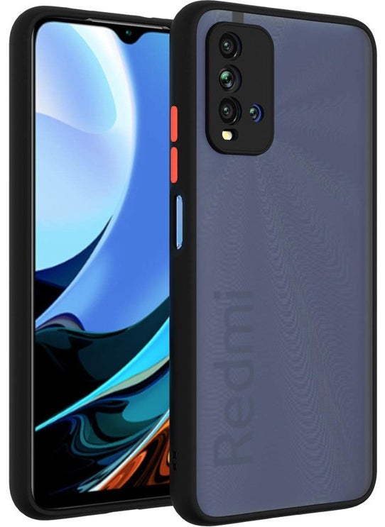 Dexmon - Xiaomi Redmi 9t Case 3D Camera Protected Soft Matte Smoke Case - Image 1