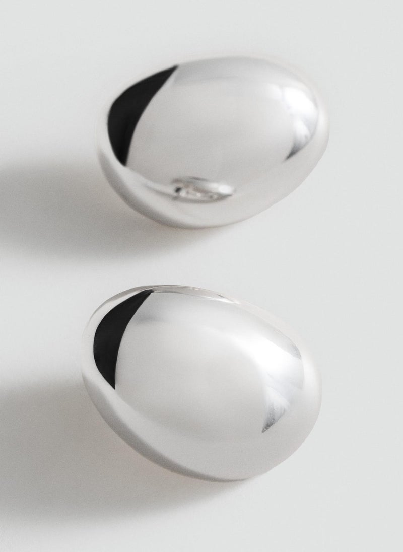 MANGO Round Volume Earrings  - Image 2