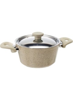 Top Chef 9 Piece Granite Cookware Set 51 x 50 x 32 cm-Beige  - Image 2