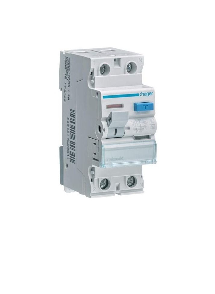 هاجر قاطع دارة تسرب الأرض من هاجر - 40A 2Pole 100MA (ELCB / RCCB) CEC241J  - Image 2