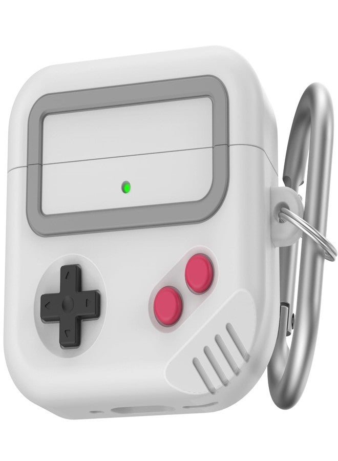 TRONWIN for AirPods 4 Case - Game Console Design Case for Apple AirPods 4th Generation, Silicone Protective Case for Air Pods 4 - Anime Case for Men & Women (Light Grey) - Image 1