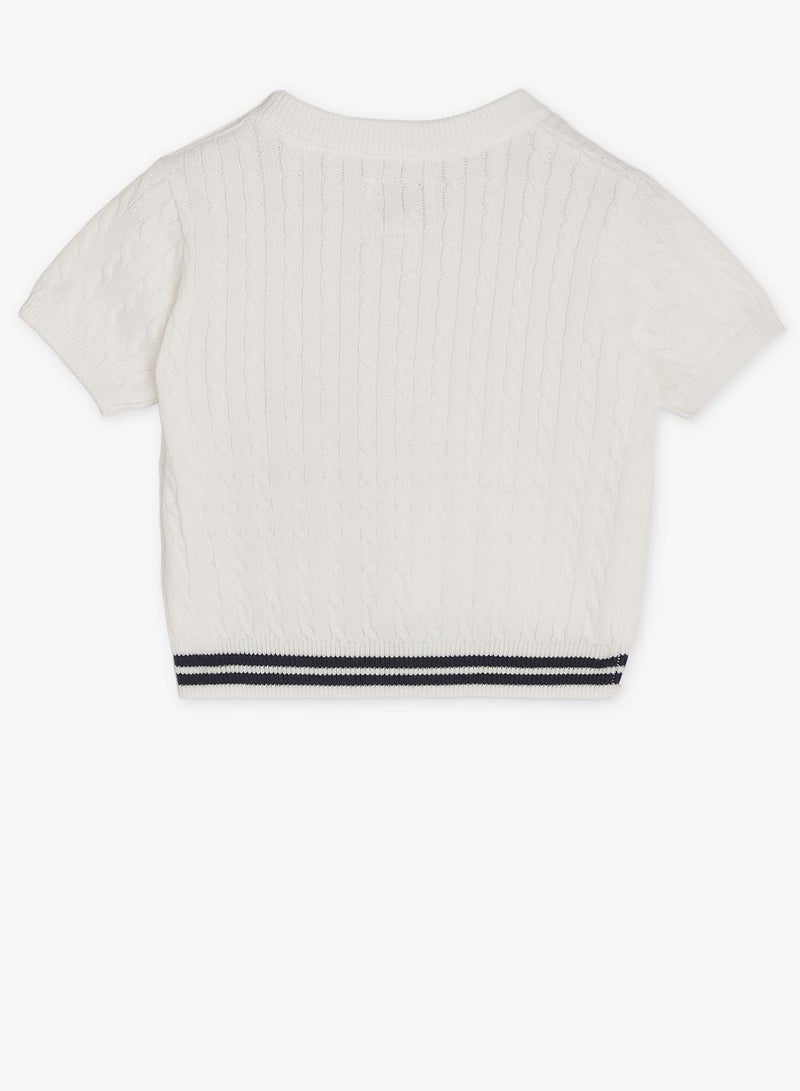 GUESS Infant Crew Neck Sweater And Skirt Set - Image 4