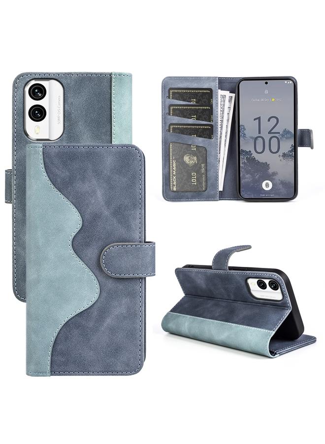 اس-توب جراب هاتف Nokia X30 مصنوع من الجلد بتصميم أفقي قابل للطي - Image 1