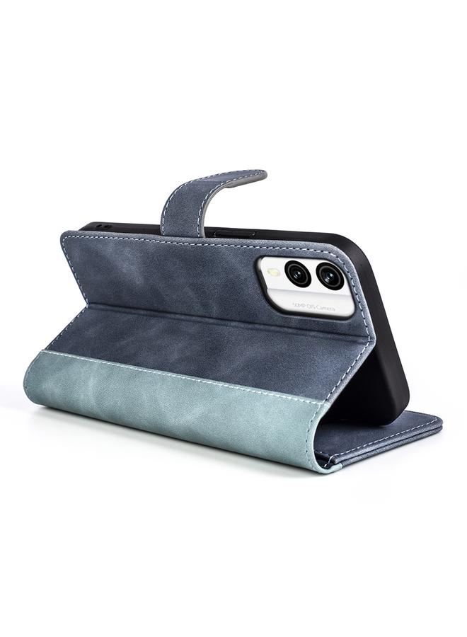 اس-توب جراب هاتف Nokia X30 مصنوع من الجلد بتصميم أفقي قابل للطي - Image 5