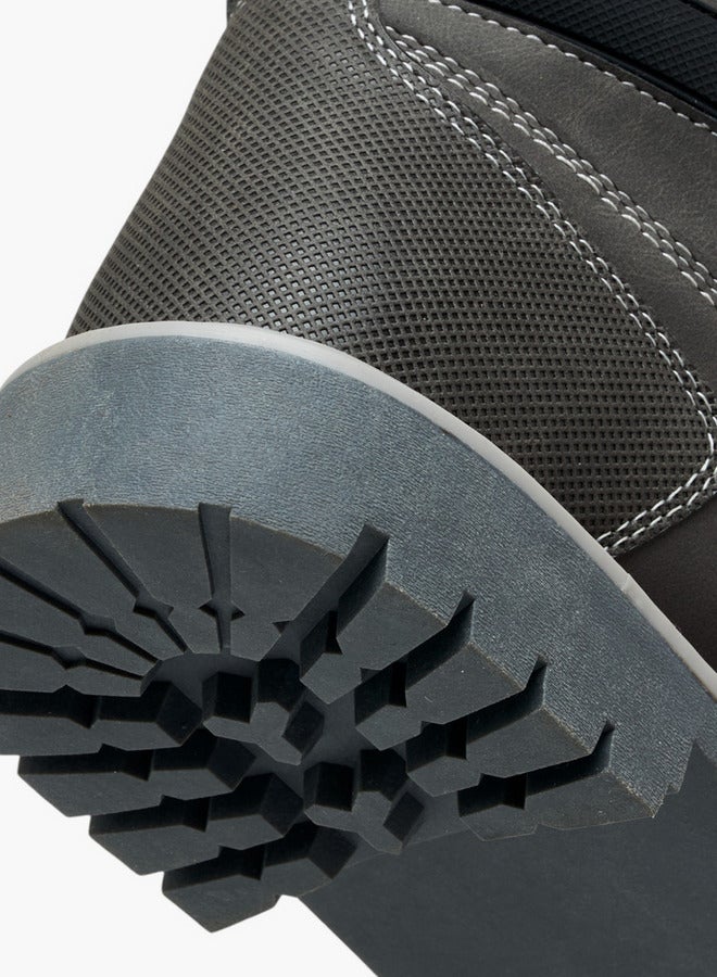 لي كوبر أحذية تشوكا رجالية برباط وتفاصيل جلدية - Image 5