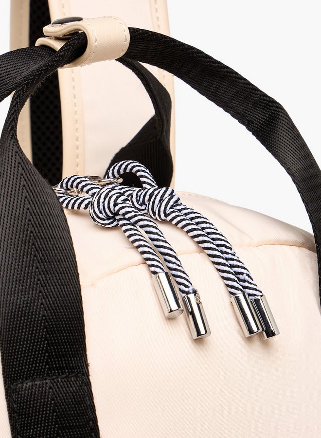 لي كوبر حقيبة ظهر بألوان متداخلة مع أحزمة كتف قابلة للتعديل وإغلاق بسحاب - Image 4