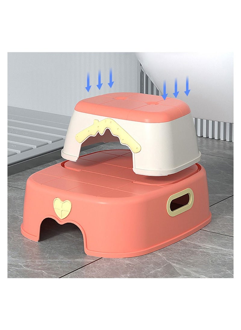 Eazy Kids - Eazy Kids 2-in-1 Step Stool-Pink - Image 1
