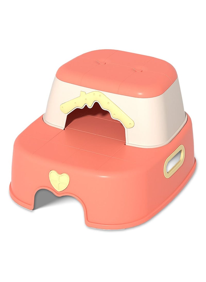 Eazy Kids Eazy Kids 2-in-1 Step Stool-Pink  - Image 1