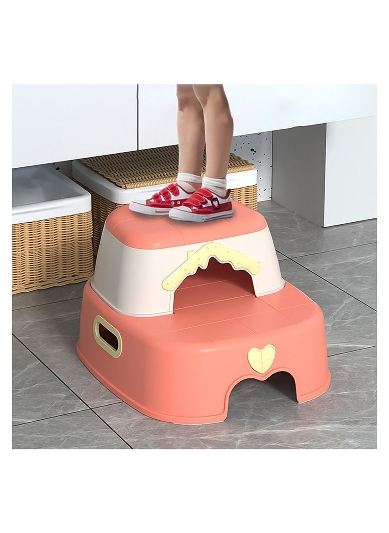 Eazy Kids - Eazy Kids 2-in-1 Step Stool-Pink - Image 1