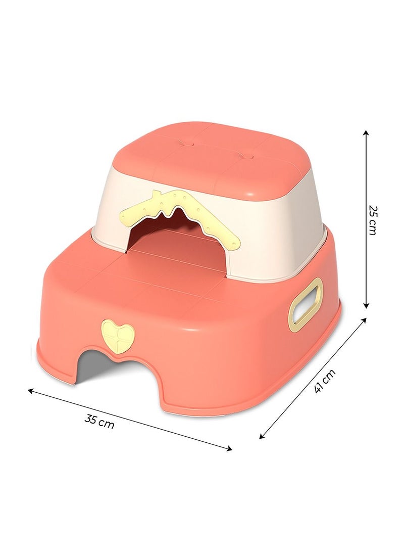 Eazy Kids - Eazy Kids 2-in-1 Step Stool-Pink - Image 1