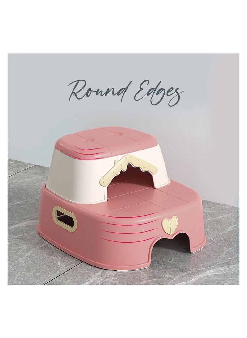 Eazy Kids Eazy Kids 2-in-1 Step Stool-Pink  - Image 2