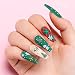 AIMEILI Hema Free Winter Gel Nail Polish Red Glitter Emerald Green Black Golden Cruelty Free Vegan Nail Polish Gel Gifts for Women, Set of 12pcs - Kit Set 5 - Image 3