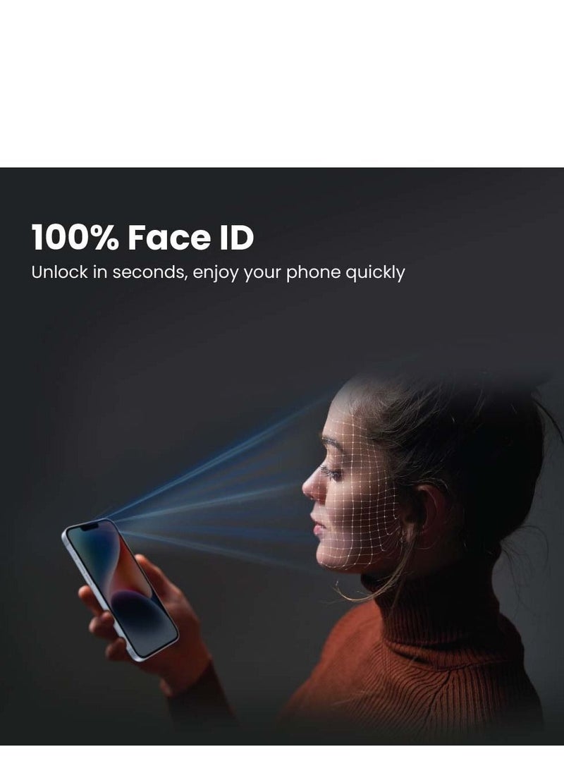 Brave - Privacy Screen Protector for iPhone 13 Pro 6.1inch 9H Anti-Spy Tempered Glass Edge to Edge Coverage Bubble Free, HD Clear, Anti-Scratch, Anti Crack, Easy Installation Including Easy Align Tray - Image 1