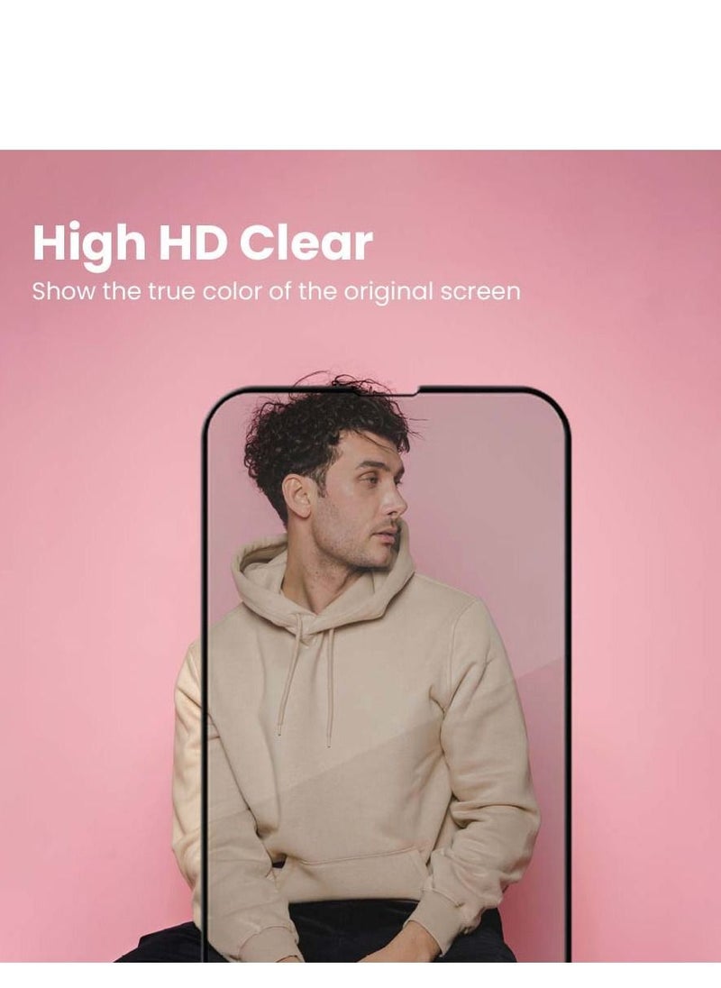 Brave - Privacy Screen Protector for iPhone 13 Pro 6.1inch 9H Anti-Spy Tempered Glass Edge to Edge Coverage Bubble Free, HD Clear, Anti-Scratch, Anti Crack, Easy Installation Including Easy Align Tray - Image 1