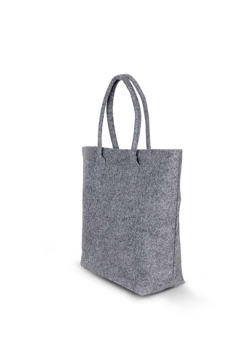 Green Bag (Pack of 10) Grey Felt Bag - Image 2