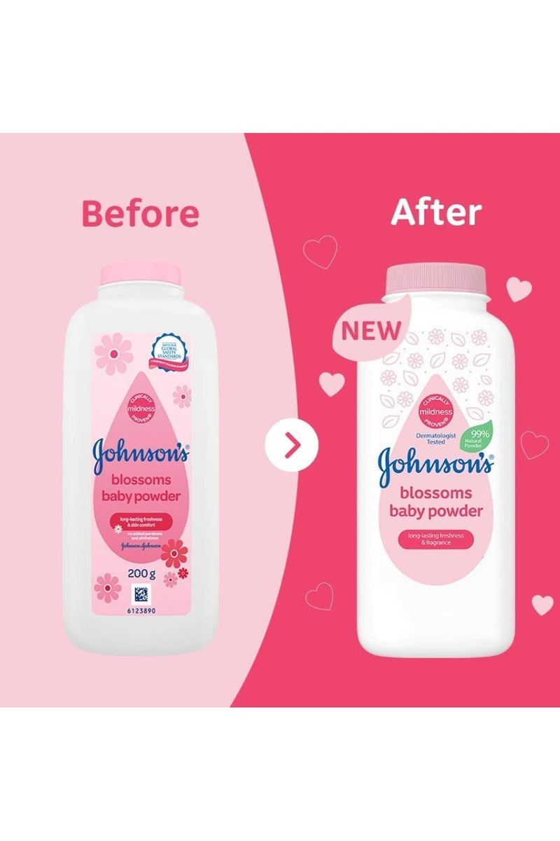 Johnson's Baby Johnson's Cornstarch Blossoms Baby Powder 200g - Image 5