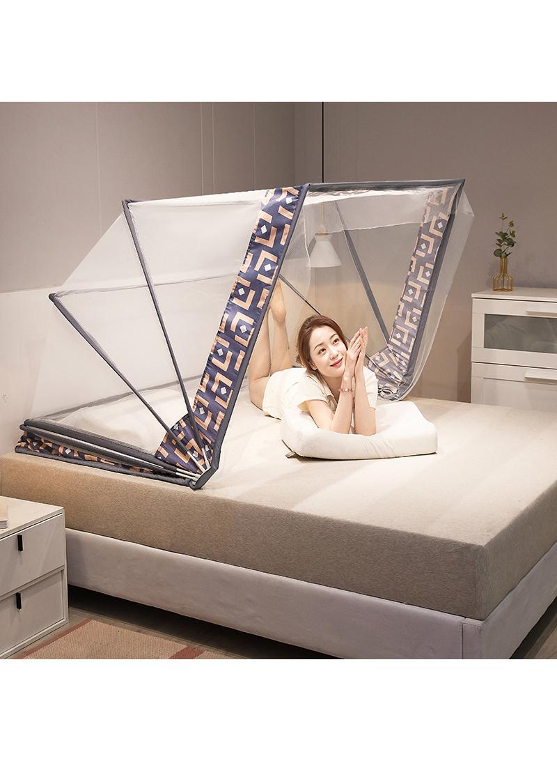 Bluejw Bedroom  bed net portable large bed folding mosquito net - Image 1
