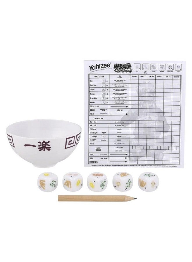 USAopoly YAHTZEE: Naruto Shippuden | Collectible Ramen Bowl Dice Cup | Classic Family Dice Game Based on Anime Show | Great for Family Game Night | Officially-Licensed Naruto Game & Merchandise - Image 1